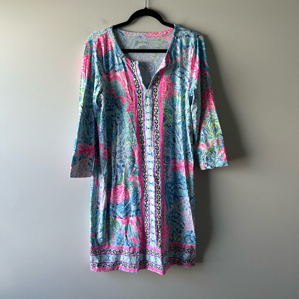 Lilly Pulitzer multi color v neck dress